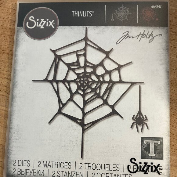 Tim Holtz Sizzix Other - Tim Holtz Sizzix - THINLITS DIE SPIDER WEB 664747